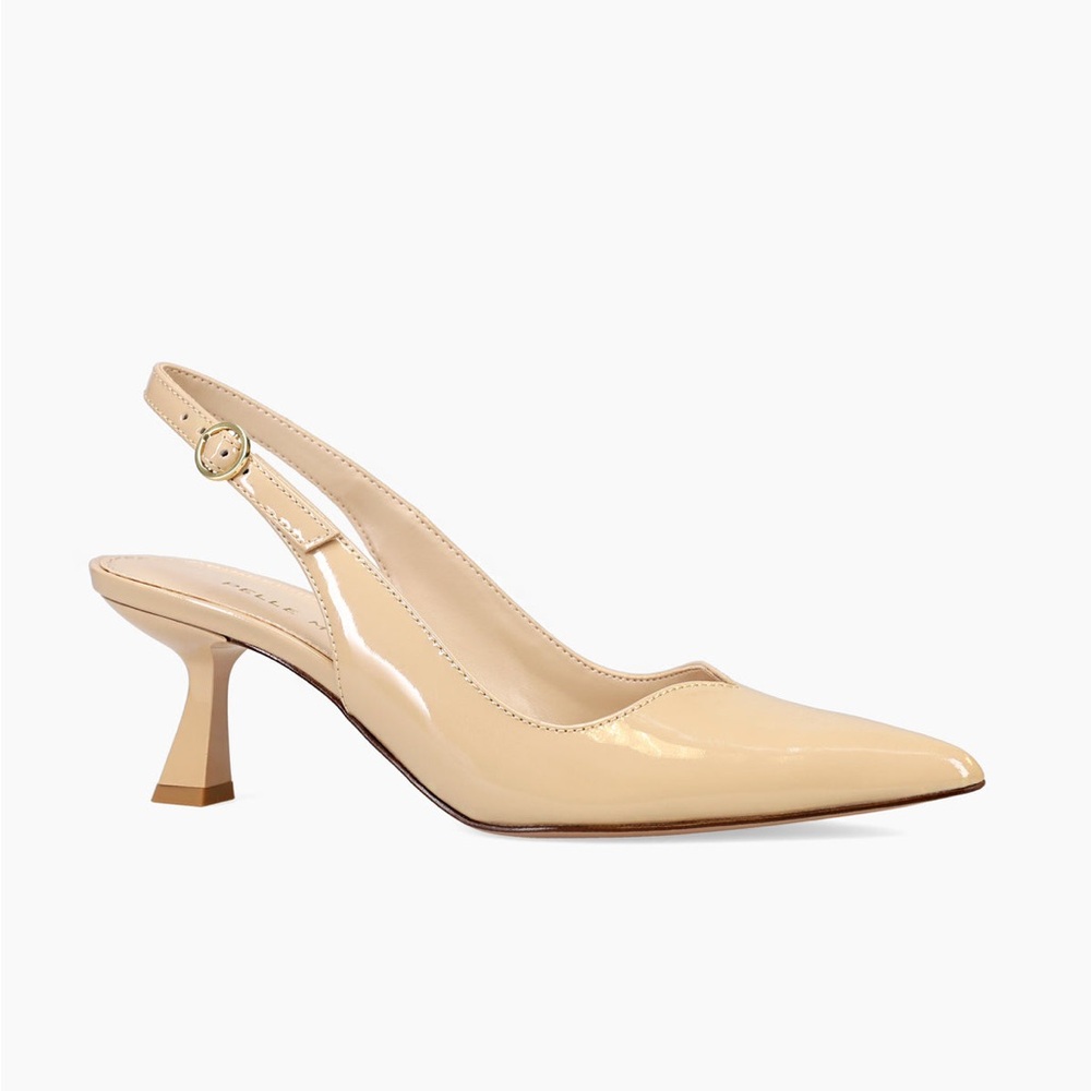 Pelle Moda Janah Mid Heel in Beige